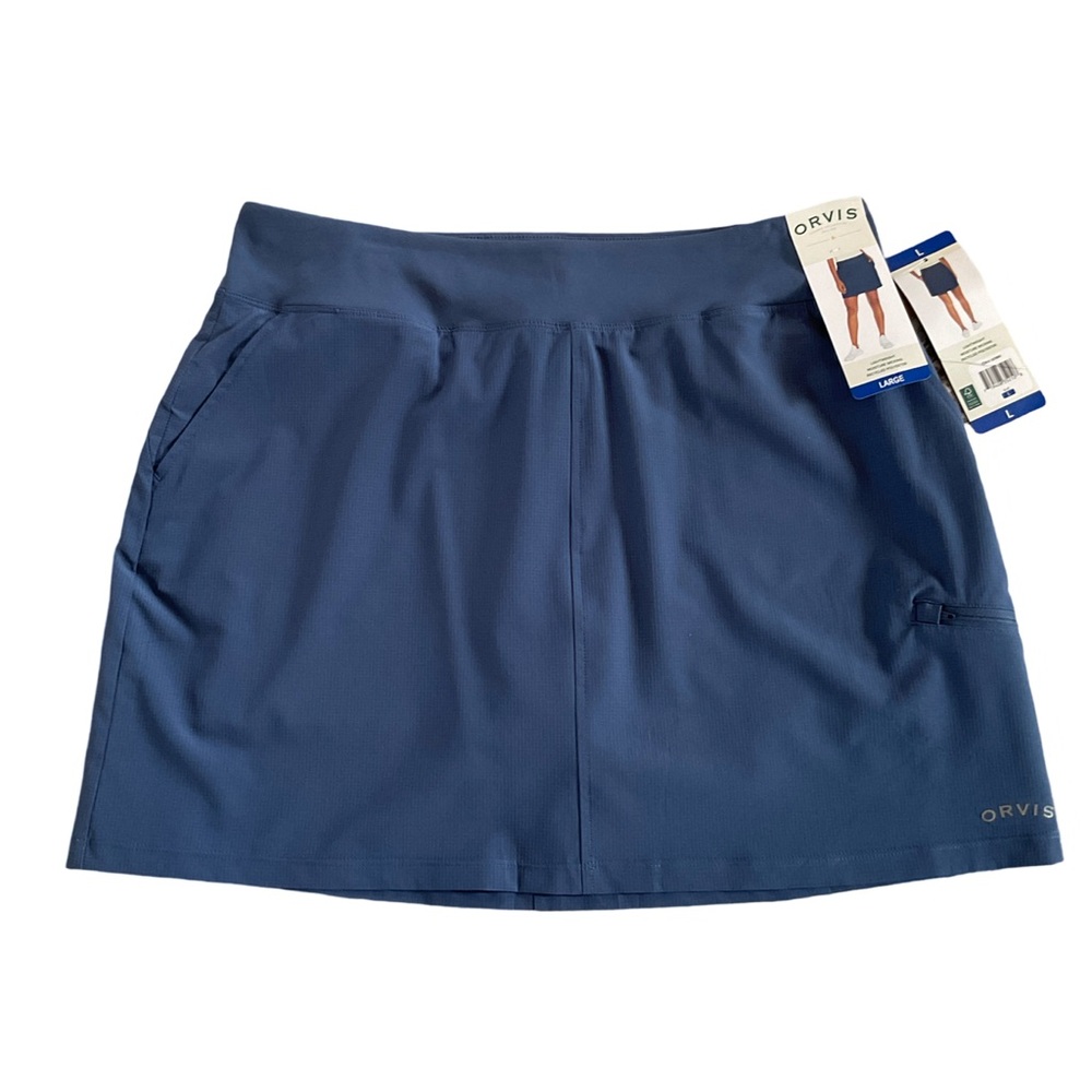 Orvis Blue Skort Size Large NWT